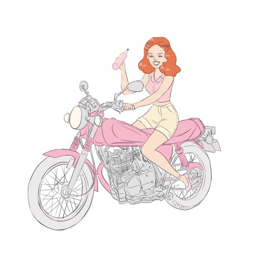 Motorcycle girl