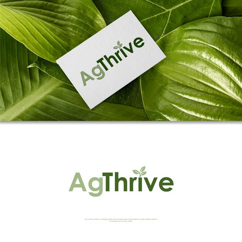 Wordmark Logo Type for Agtrive Agriculture