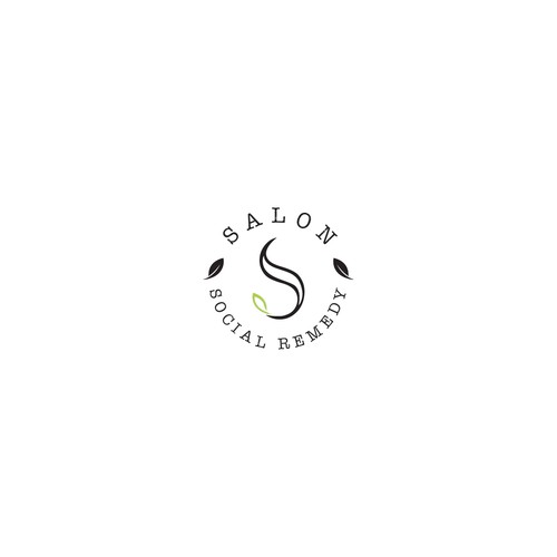 Salon social remedy logo