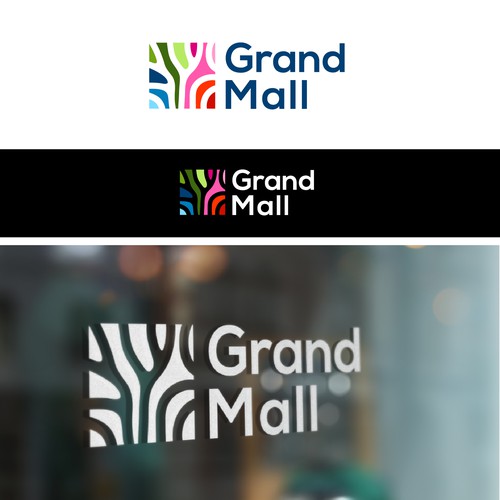 Mall shopping center logo