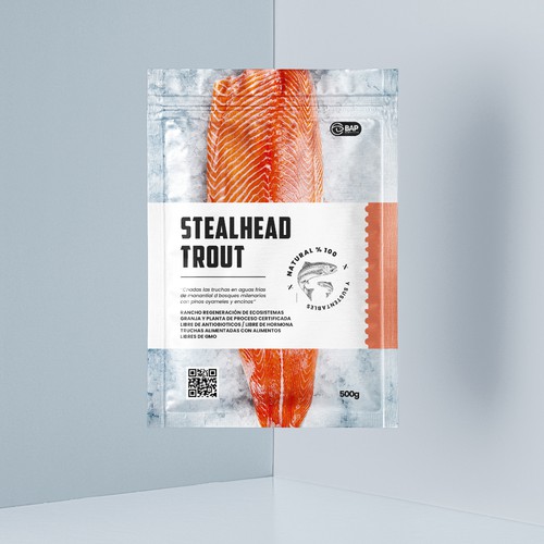 Trout Fillet packaging