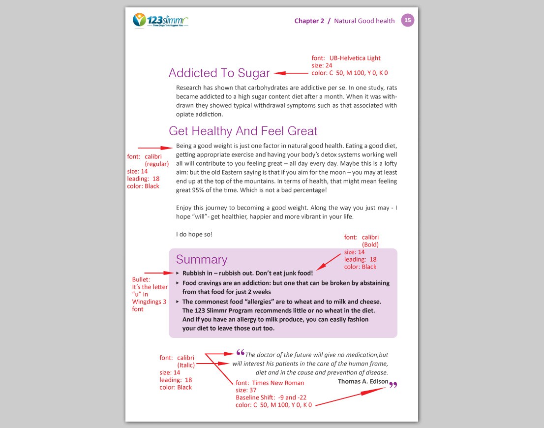Ebook Layout Design/Style Guide