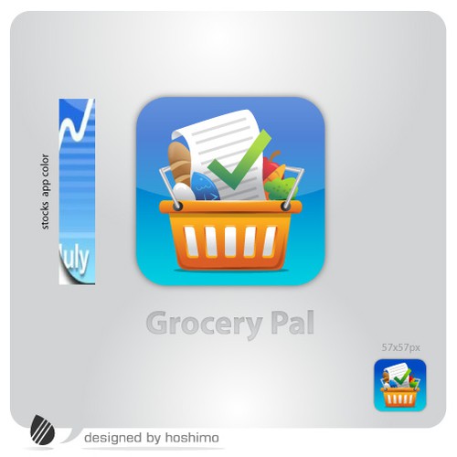 iPhone app logo needed for a grocery shopping utility