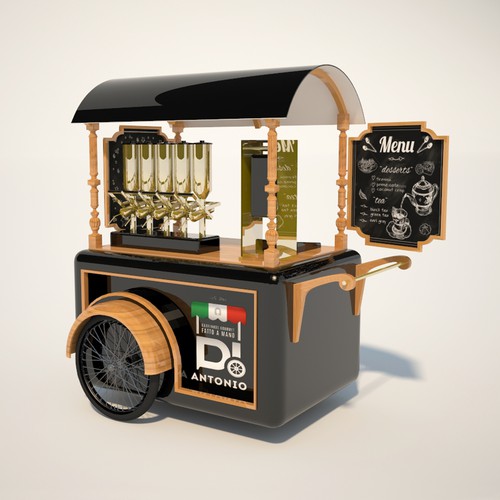 3d Model - Cart to sell "Churros Gourmet"