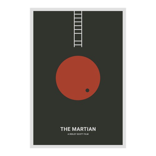 The Martian - Minimalist Movie Poster