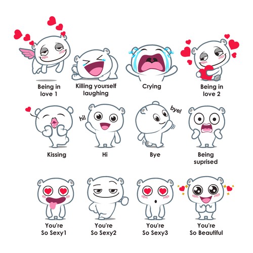 Create winning stickers for Waplog social dating app