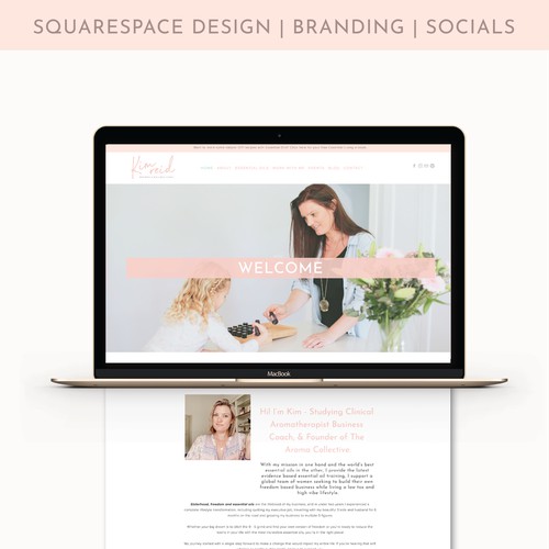 Kim Reid | Squarespace Website