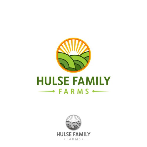 Create a clear concise design four a growing family farm.