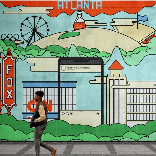 Atlanta Wall Mural