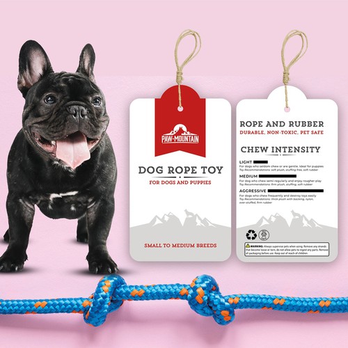 Rope Dog Toy Packaging