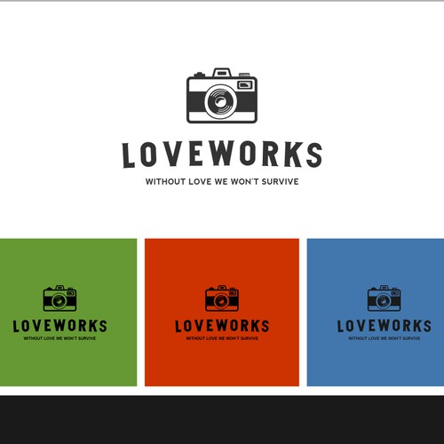 LoveWorks studio logo design