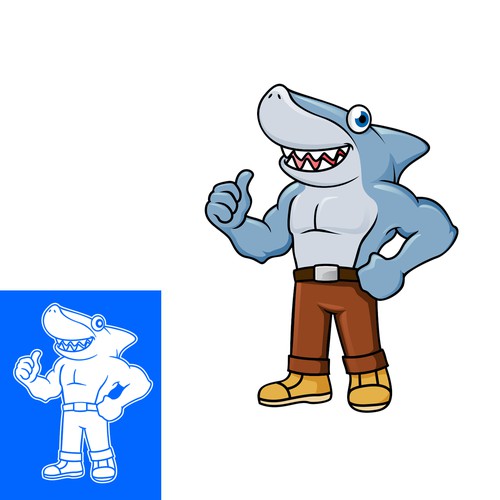 Shark Mascot