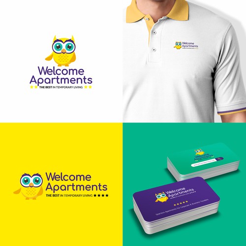 Conceito de Logotipo para Welcome Apartments