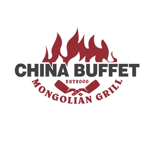 china buffet and mongolian grill logo