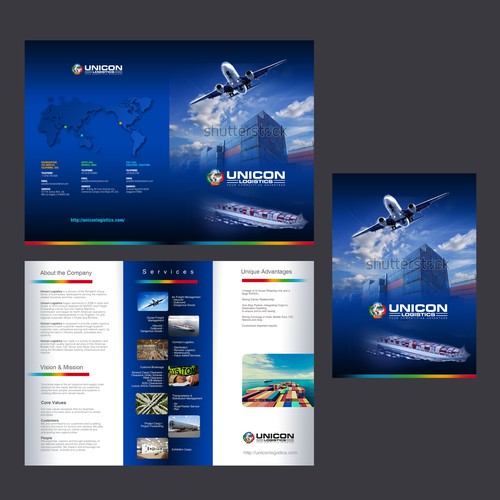 Brochure for logistics company