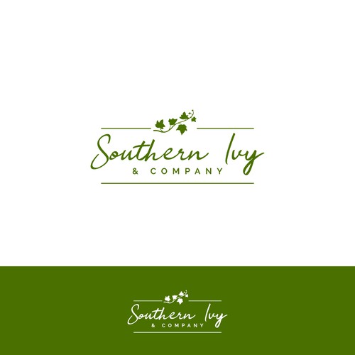 Winning logo concept for Southern Ivy & Company