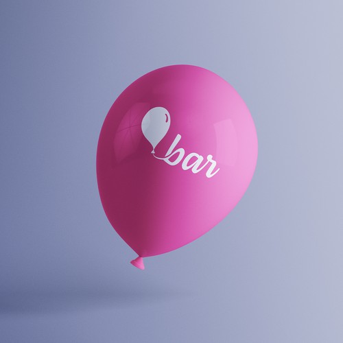 Bold logo for balloon decor company