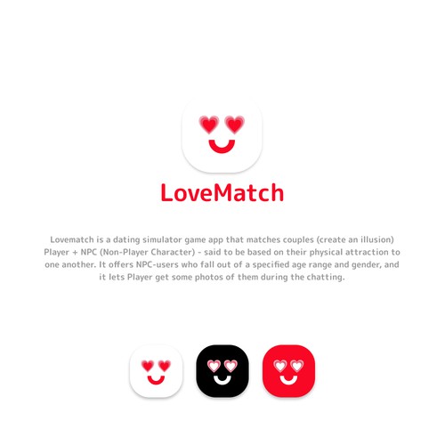 logo concept for dating app
