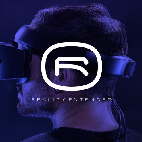 Bold logo for VR company