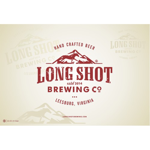 Create an awesome logo for Long Shot Brewing Company