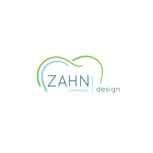 Clean vector logo design - ZAHN Design