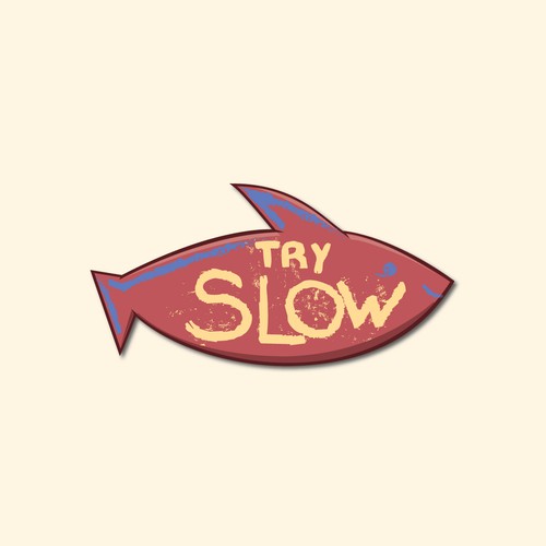 A colorful hipster logo for the slow living movement