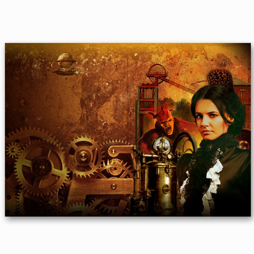 Art for book cover-Steam punk/ thriller