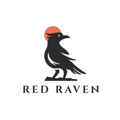 Raven logo design