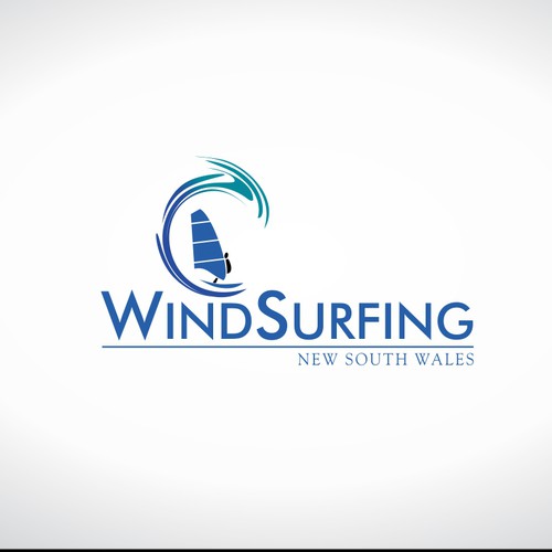 Create a cool logo for a windsurfing organisation