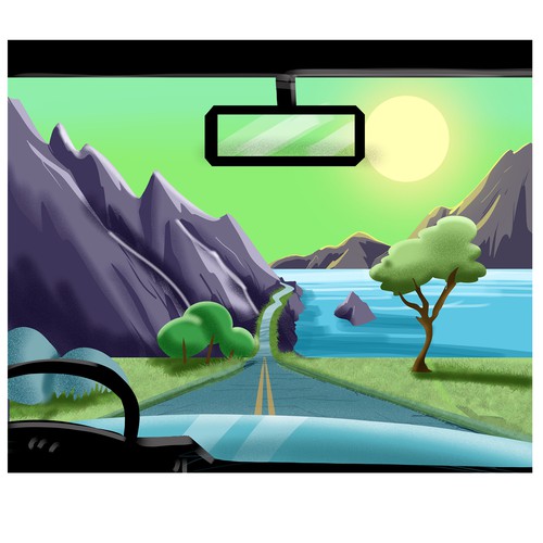 Roadtrip Illustration