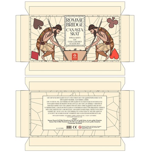 card packaging for target group seniors