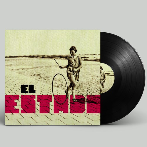 Vinyl single cover art for el estado