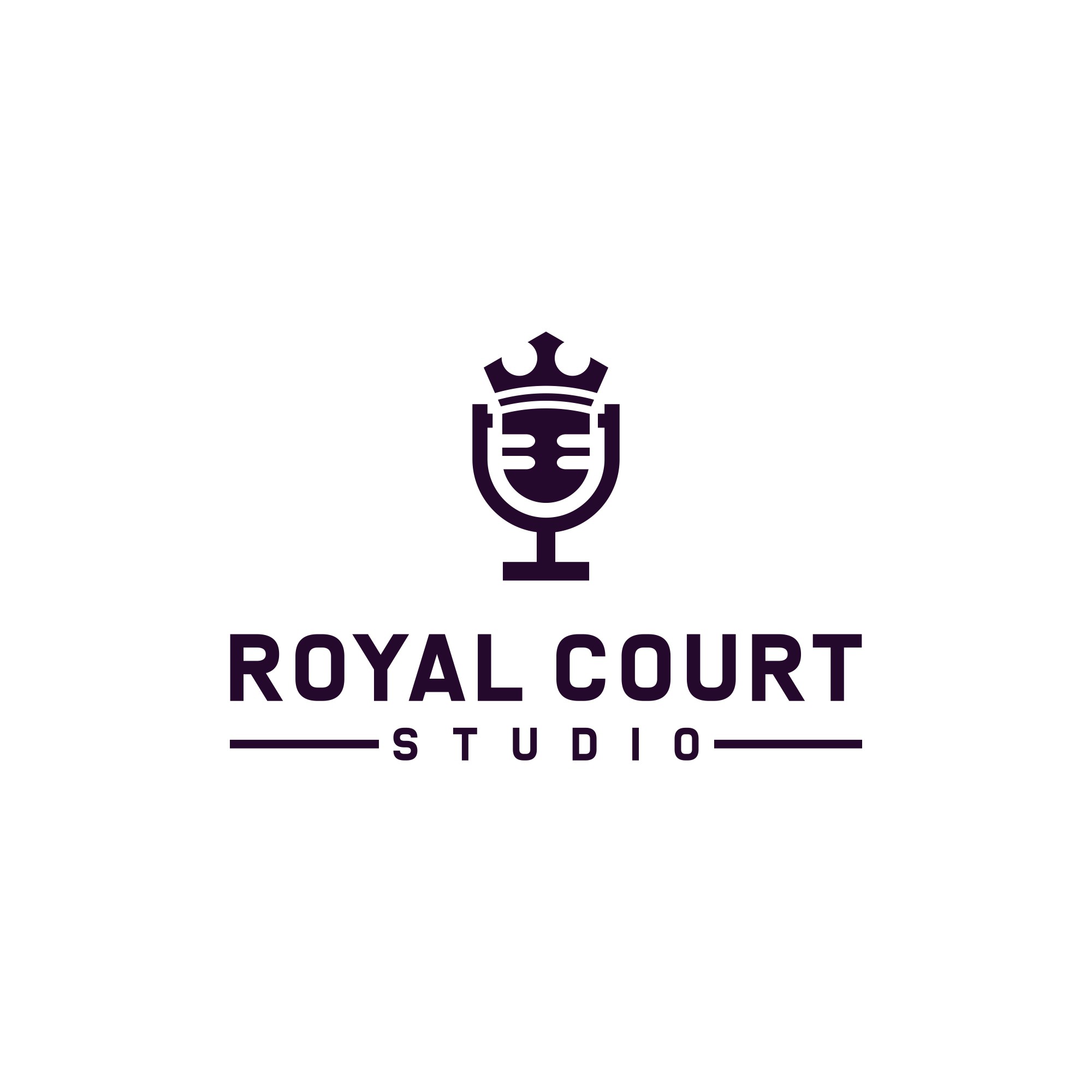 Podcast studio logo
