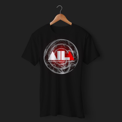 T shirt Design For Artificial Intelligence of Los angels