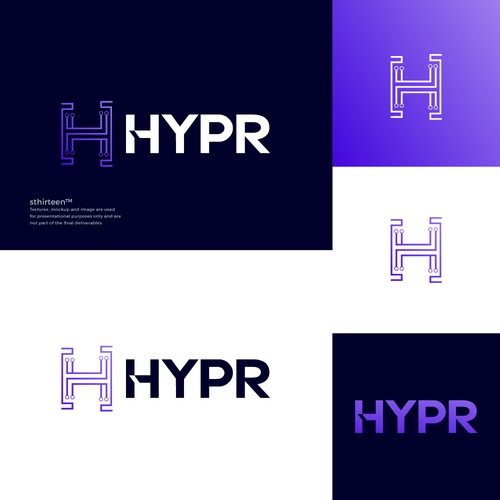H Technology Logo Design