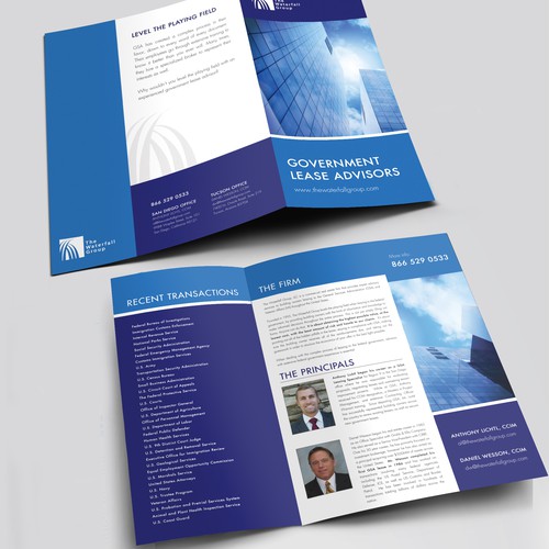 Update our brochure for consulting company
