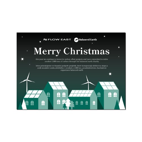 Christmas Card with Sustainable Theme