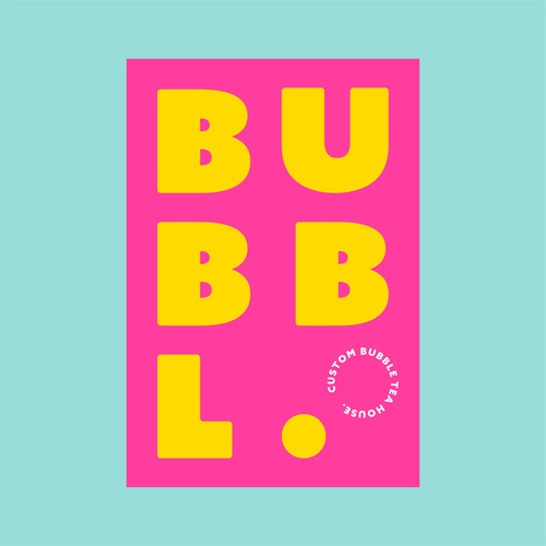 Bubbl. logo design
