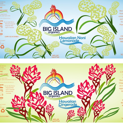 New product label wanted for Big Island Organics