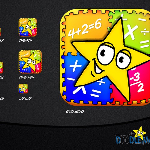 Create the App Store Icon for DoodleMaths