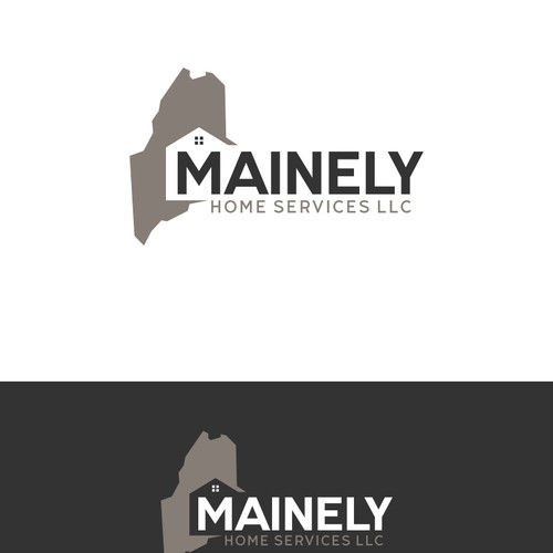 Bold logo concept for Mainely home services