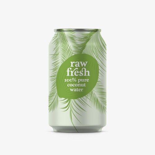 coconut water logo and label