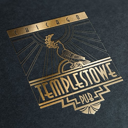 TEMPLESTOWE / Art Deco Logo