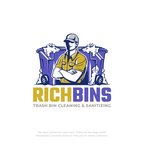 Strong and Playful Logo for RICHBINS
