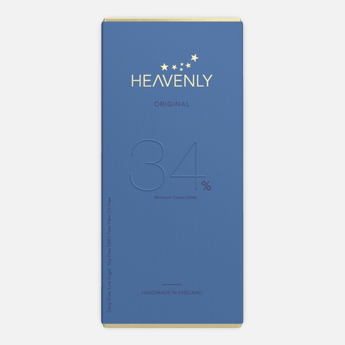 Heavenly Chocolate packaging design