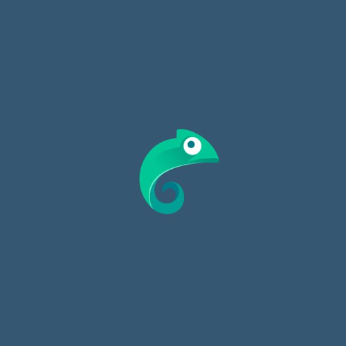 Simple Chameleon Logo