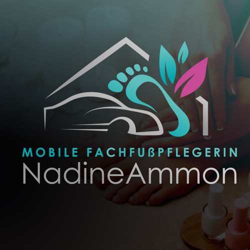 Feminine Logo for Mobile specialist podiatrist