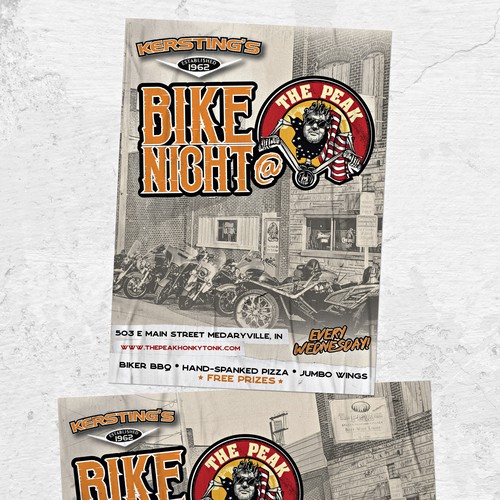 Bike Night Poster design