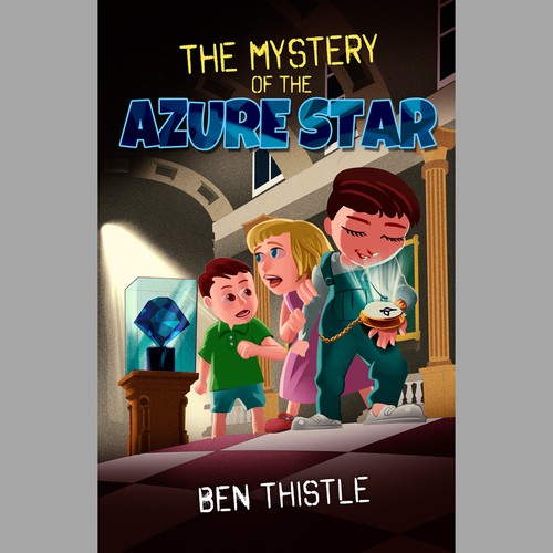 Children book cover illustration and design