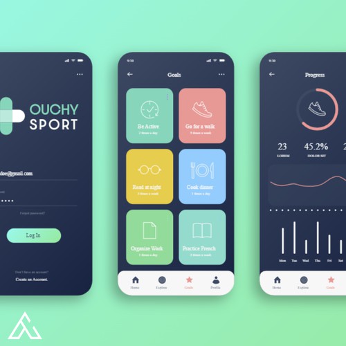 OuchySport UI Design